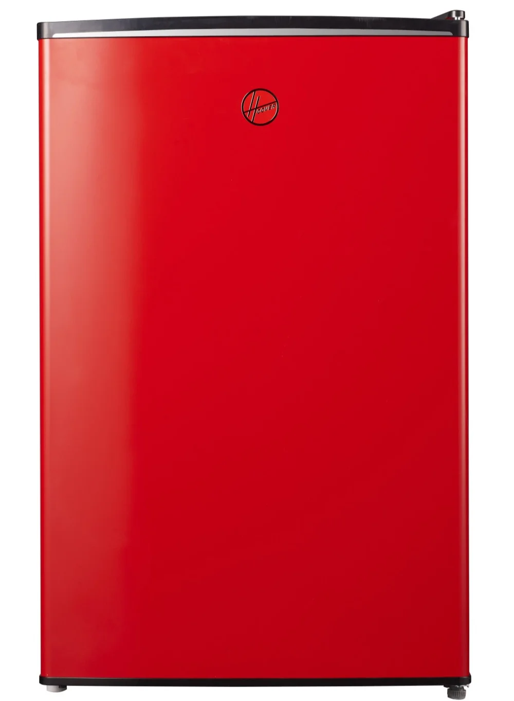 HOOVER Compact Single Door Refrigerator with Freezer Compartment, Adjustable Thermostat, Premium Red Finish (160 L) 24j81