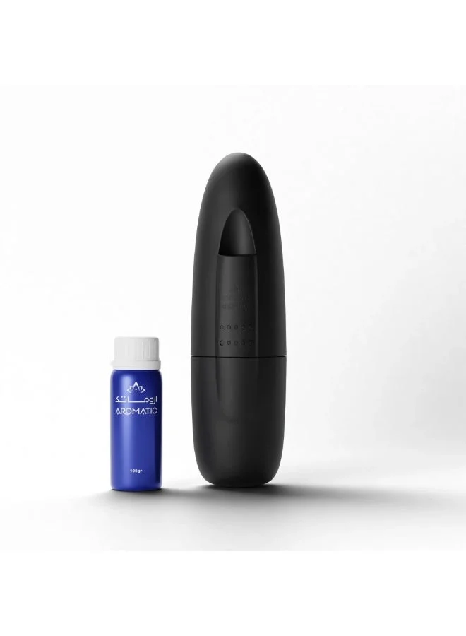 Aromatic AF90 Smart Fragrance Diffuser Premium Ultrasonic Air Freshener for Home and Office (Black, 1 Unit) v2o43