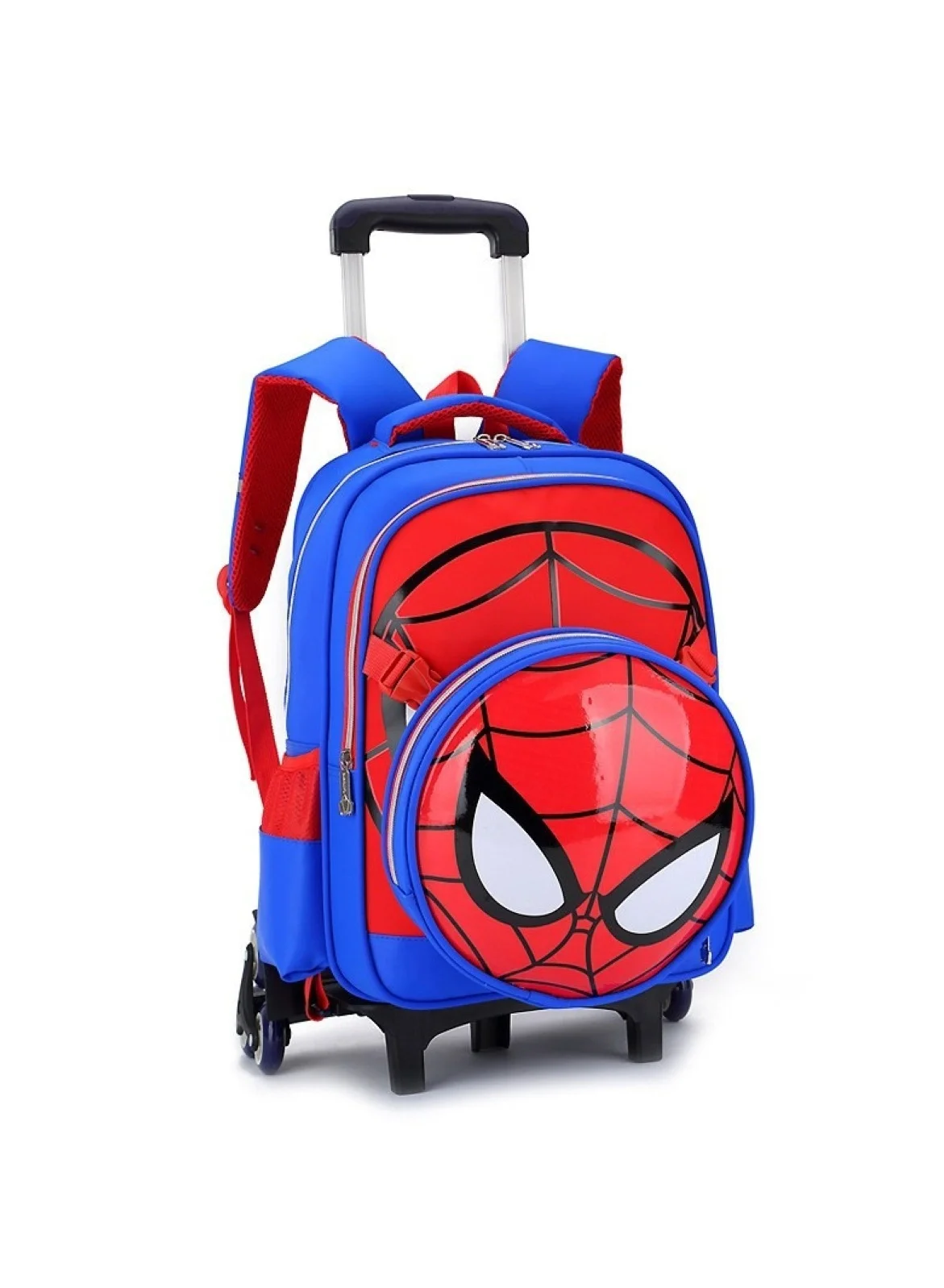 Huitich Rolling Trolley School Bag for Kids (Blue, 45 cm) uodlq
