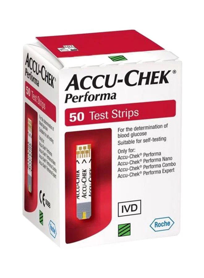 Blood Glucose Test Strips for Monitoring (50 Pieces) caj21