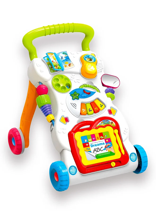 HUANGER Multi-Functional Activity Walker with Music Drawing Board and Writing Surface (18-24 Months) niz04