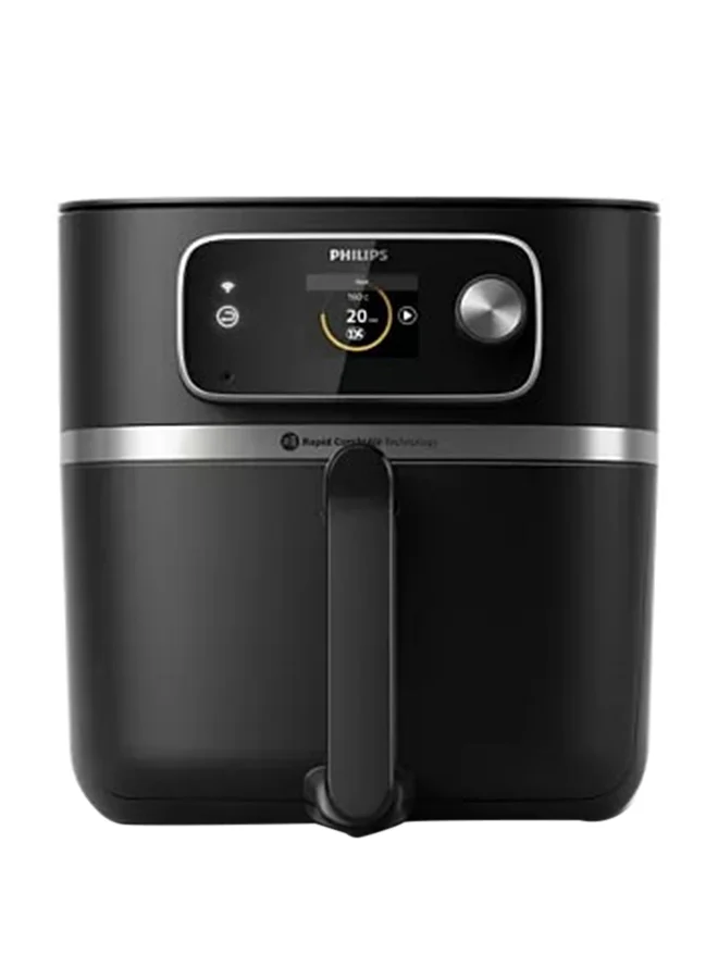 Professional XXL Digital Air Fryer Combi Oven with Connected Smart Features (Black, 8.3 L, 2200 W) kxt9z