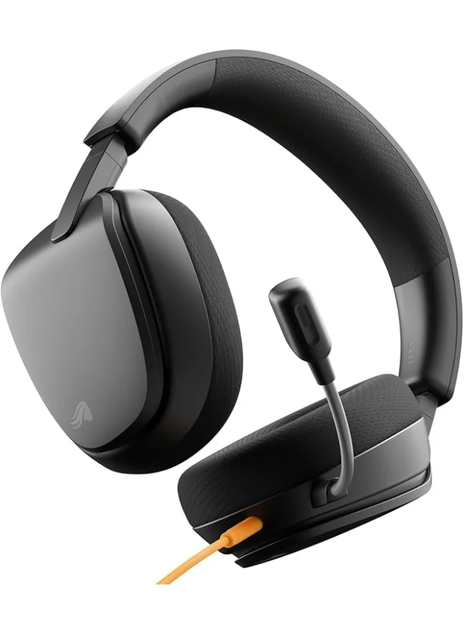 GLORIOUS GHS Eternal Stereo Gaming Headset with Detachable Microphone and 3.5mm Wired Connection (Black) h5g5k