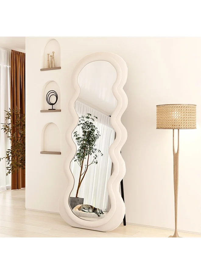 Keke Wavy Full Length Dressing Mirror Premium Decorative Floor Mirror (60x160 cm) 9d95m