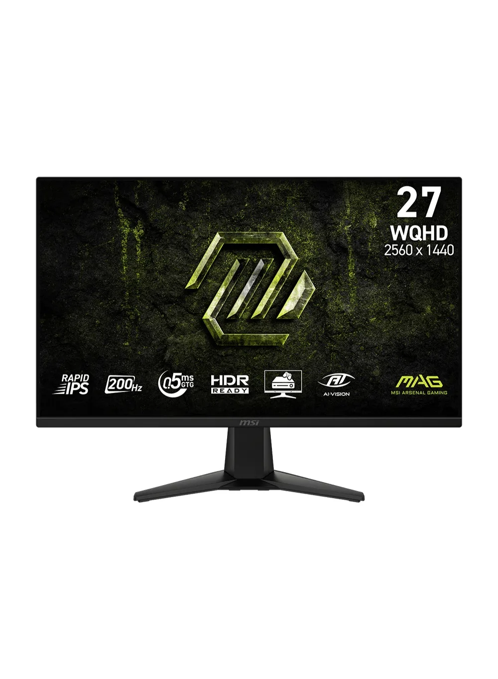 Premium 27-Inch QHD Gaming Monitor 200Hz Rapid IPS Display with HDR Support and Low Blue Light Technology (Black, 27-Inch) es9fd