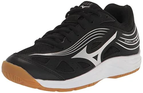 Premium Athletic Volleyball Shoes Lightweight Breathable Indoor Court Sneakers (Black/Silver, 11 Regular) 2x08w