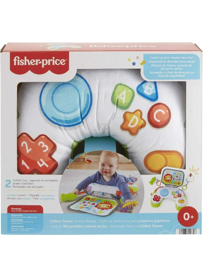 Premium Tummy Time Wedge Activity Toy for Infants (2-Piece Set, Soft Fabric) wkatr