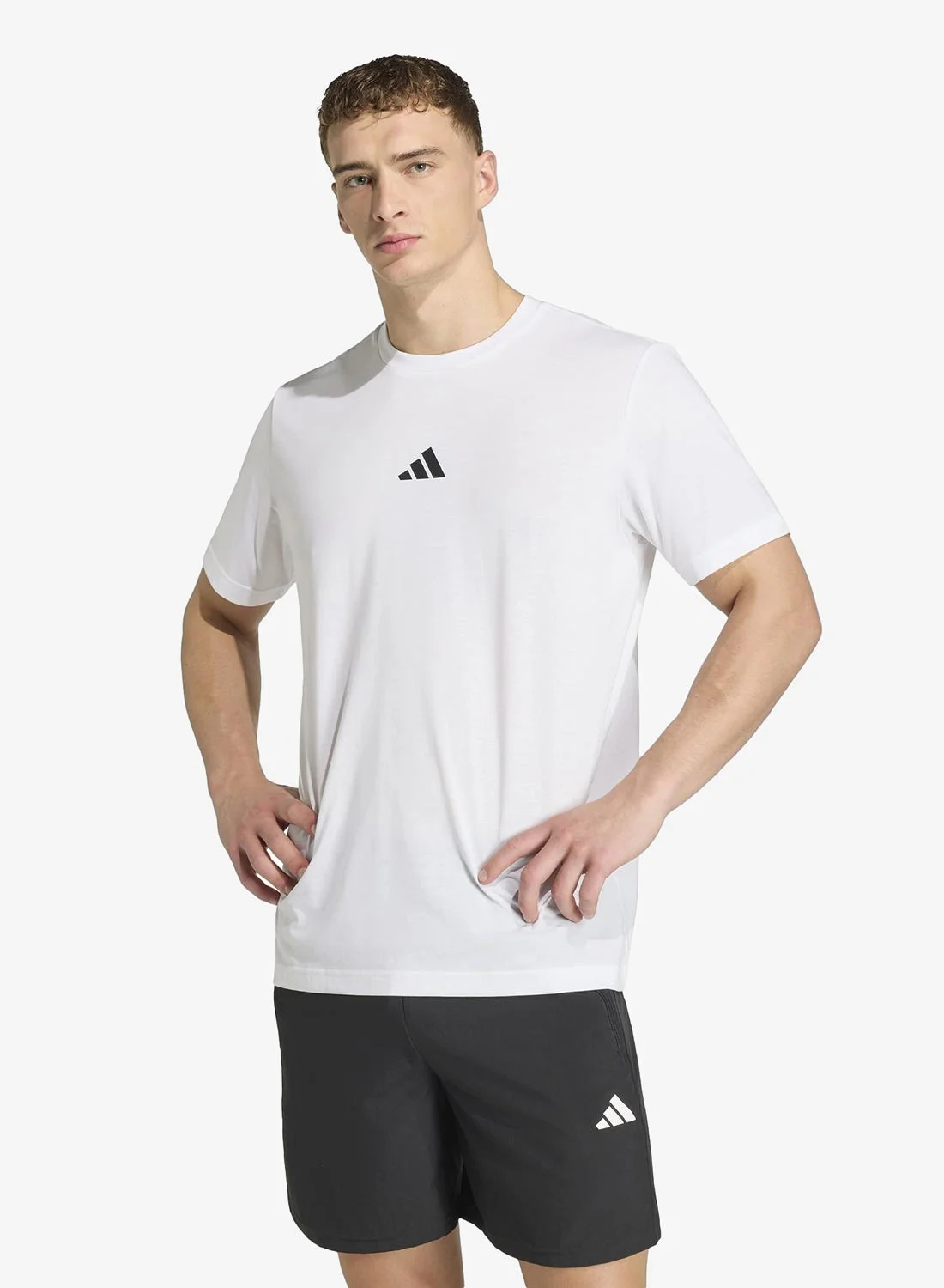 Sport Tech Training Graphic T-Shirt Breathable Athletic Performance Top (Unisex, Large) io6k2
