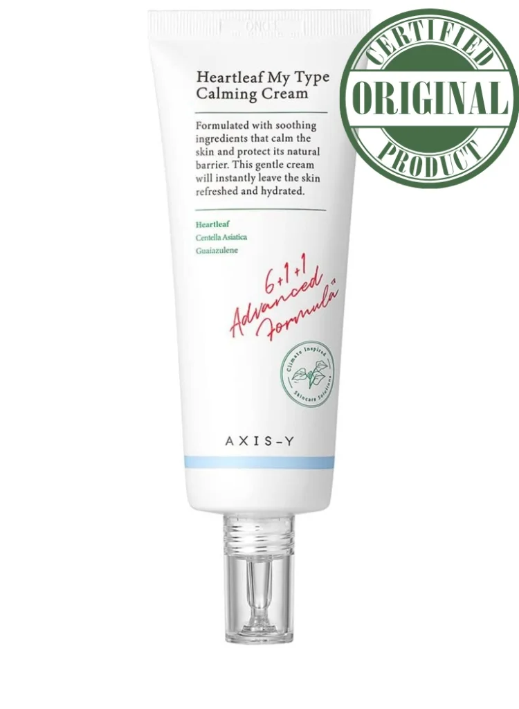 AXIS-Y Heartleaf My Type Calming Cream Hydrating Gel Moisturizer for Sensitive and Dehydrated Skin (60 mL) 12for