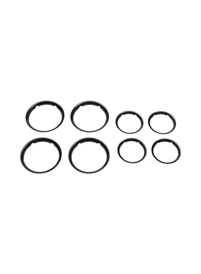 Premium Replacement Wheel Caps for Strollers Glossy Black (Set of 4) j0l12