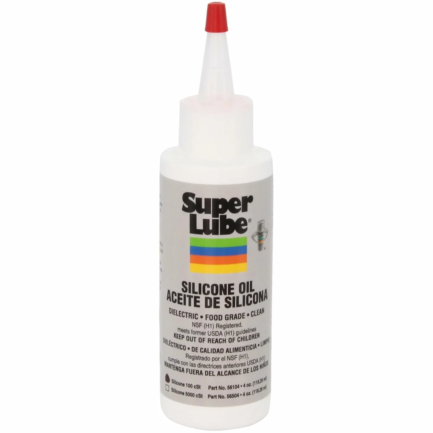 Premium Silicone Lubricating Oil High and Low Temperature Stable (Clear, 118 mL) h4eax
