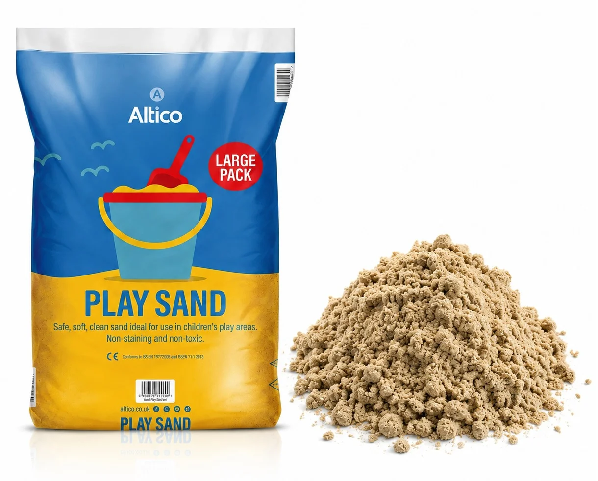 Altico Premium Play Sand for Children's Sand Pits and Sensory Play (Natural, 20kg) 70n4g
