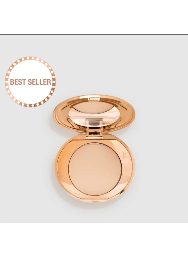 Premium Flawless Finish Pressed Powder Lightweight Matte Setting Powder for Medium Skin Tone (8g) u62ge