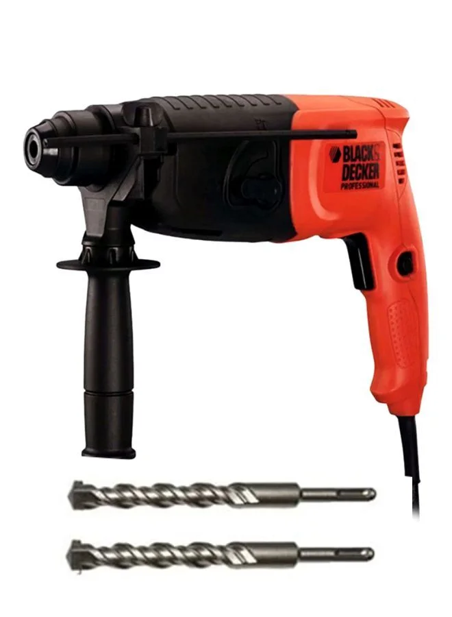 Premium Rotary Hammer Drill 620W 20mm 2-Mode SDS Plus Power Tool with Carrying Case (Orange, 2kg) iojri