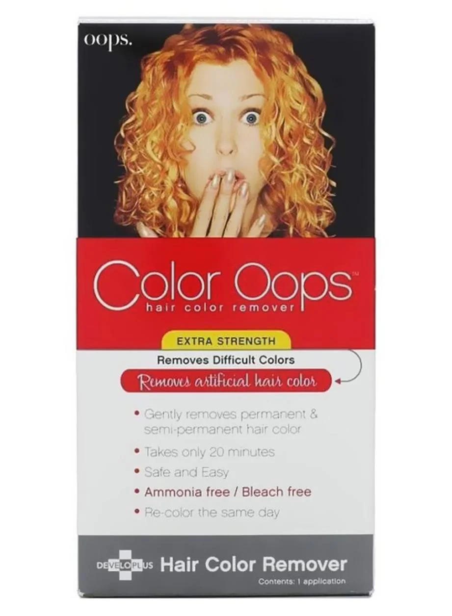 Color Oops Hair Color Remover Professional Strength Formula for All Hair Types (118 mL) r4qx6