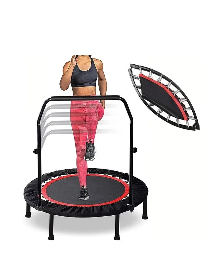 Max Strength Folding Mini Fitness Trampoline for Indoor Exercise (40 inch) 2tlll