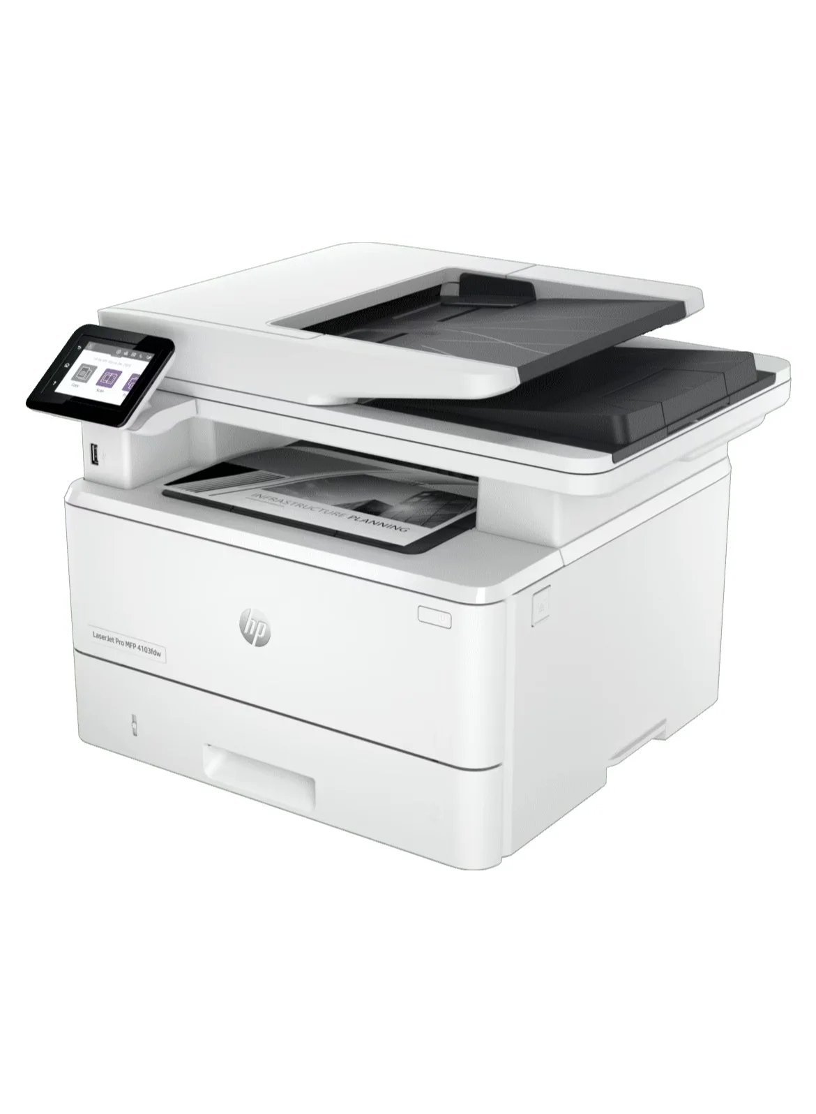 Professional Monochrome Laser Multifunction Printer (Wireless, 40 ppm, A4) White rbyrf