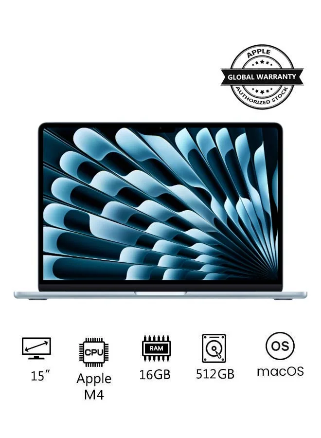 Premium Smart 15-Inch Laptop, High-Performance 10-Core CPU, 24GB RAM, 512GB SSD, Retina Display (Sky Blue, 15-Inch) a5bss