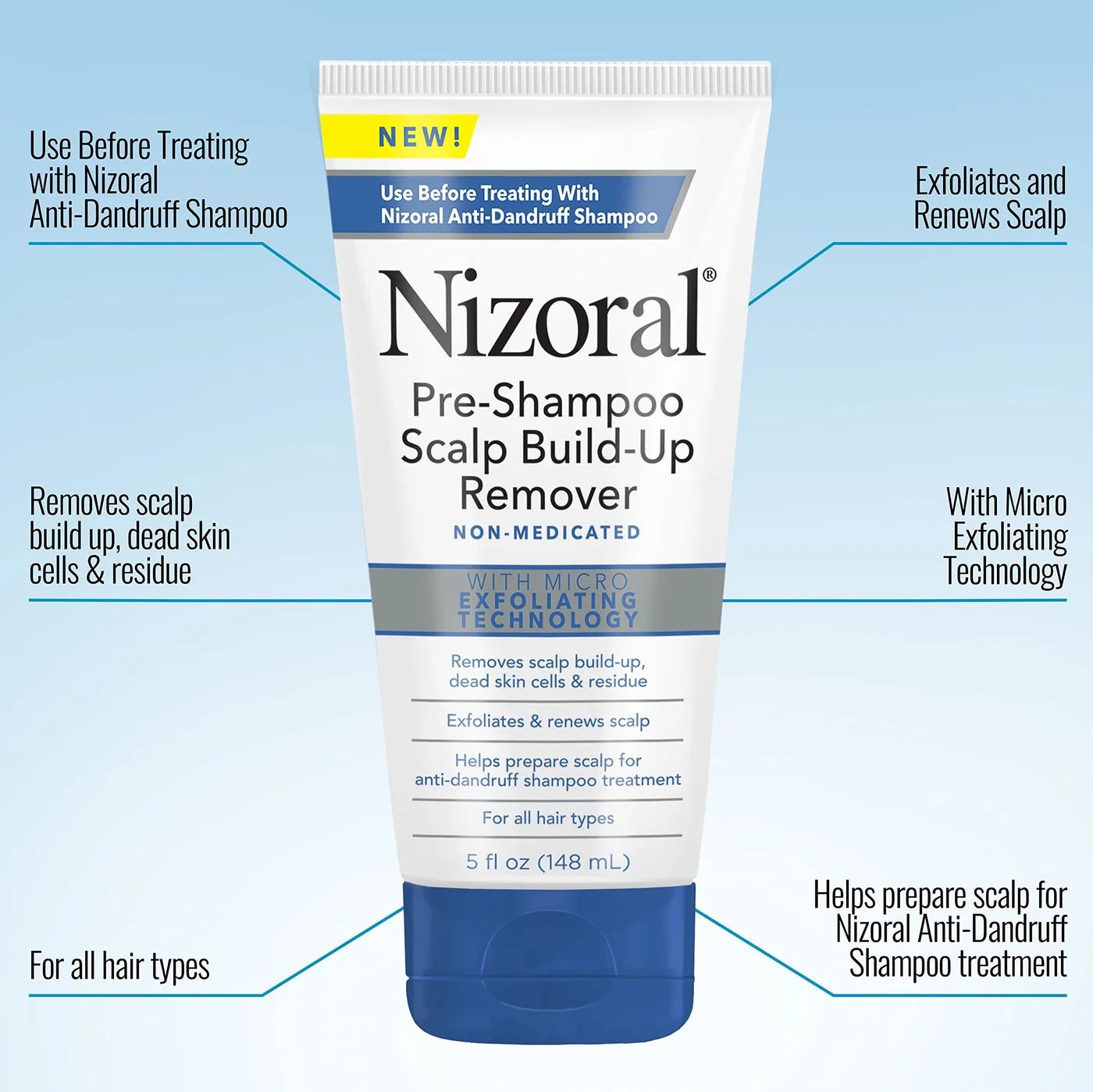 Scalp Build-Up Remover Pre-Shampoo Exfoliating Treatment for Renewed Hair and Scalp Health (148 mL) d54g7