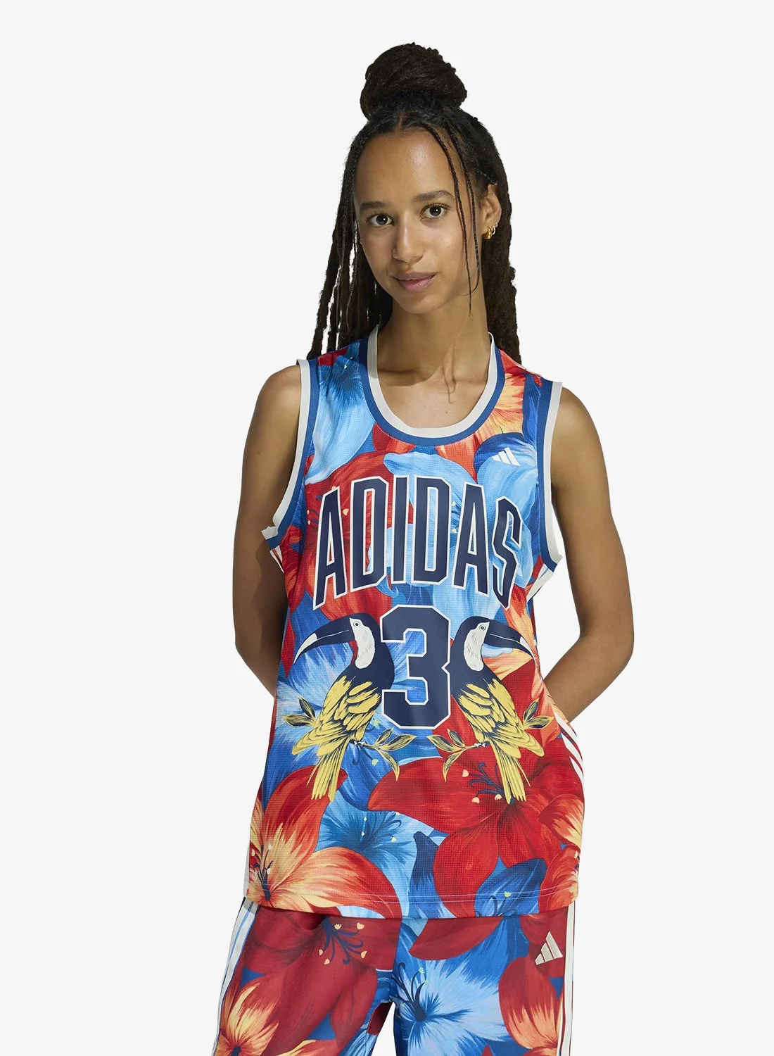 Sport Trefoil Graphic Tank Top Premium Cotton Sleeveless Shirt for Women (Size M) nn5s5