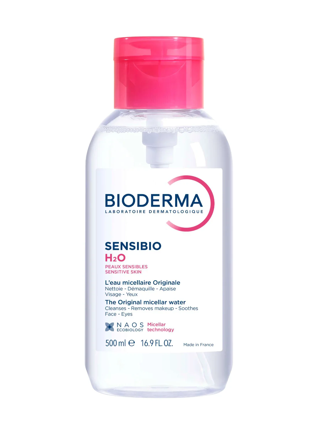 Bioderma Sensibio H2O Micellar Cleansing Water for Sensitive Skin (500 mL) bb0ya