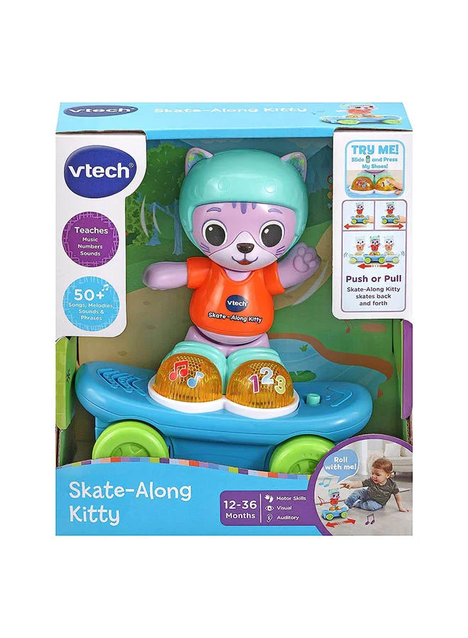 Interactive Skate-Along Kitty Toy With Lights And Music For Infants (15 cm) n9ahi
