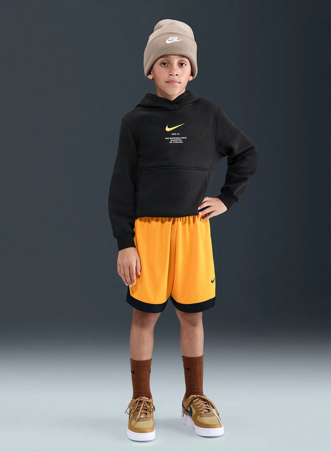 Athletic Pullover Hoodie for Youth Premium Fleece Long Sleeve Sportswear (Black, Large) khdfi