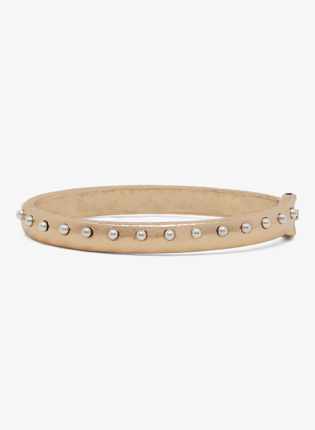 ELLA Chunky Bangles Set Premium Gold-Tone Stackable Jewelry for Women (Set of 5) e6gne