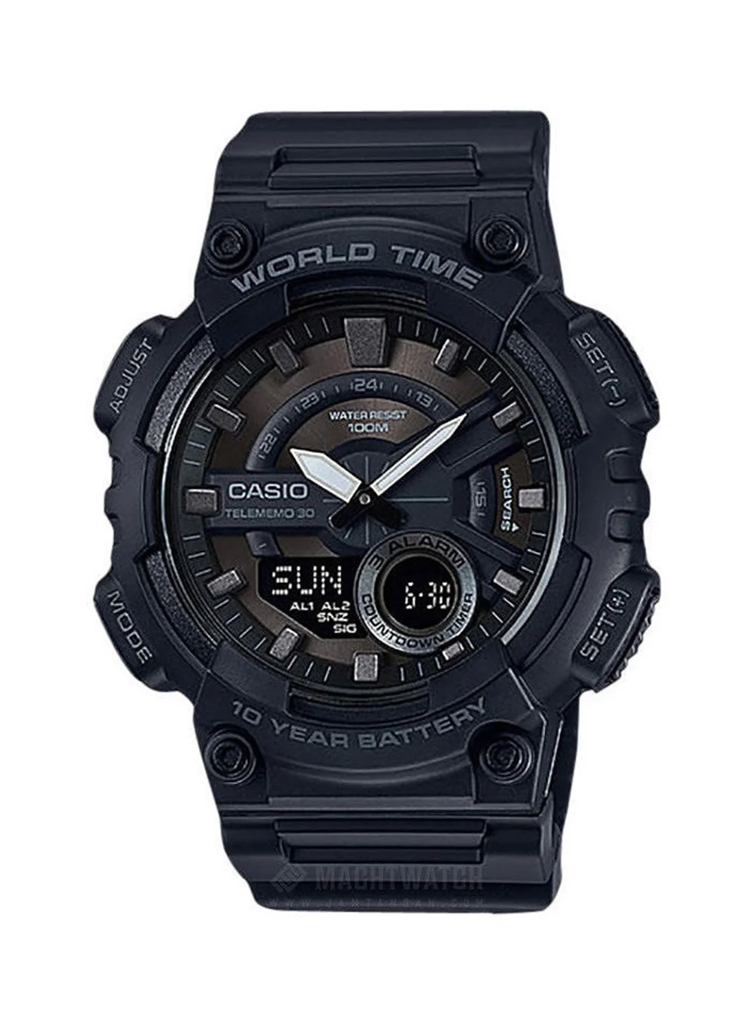 Premium Analog Digital Quartz Sport Watch for Men (Black, 47 mm) k0iw7