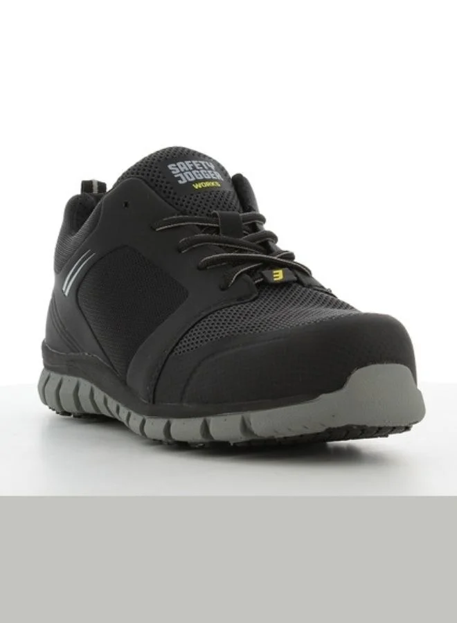 Safety Jogger Ligero Lightweight Low Cut Safety Shoes Premium Protective Footwear for Industrial Work (Black, 42) qyezv
