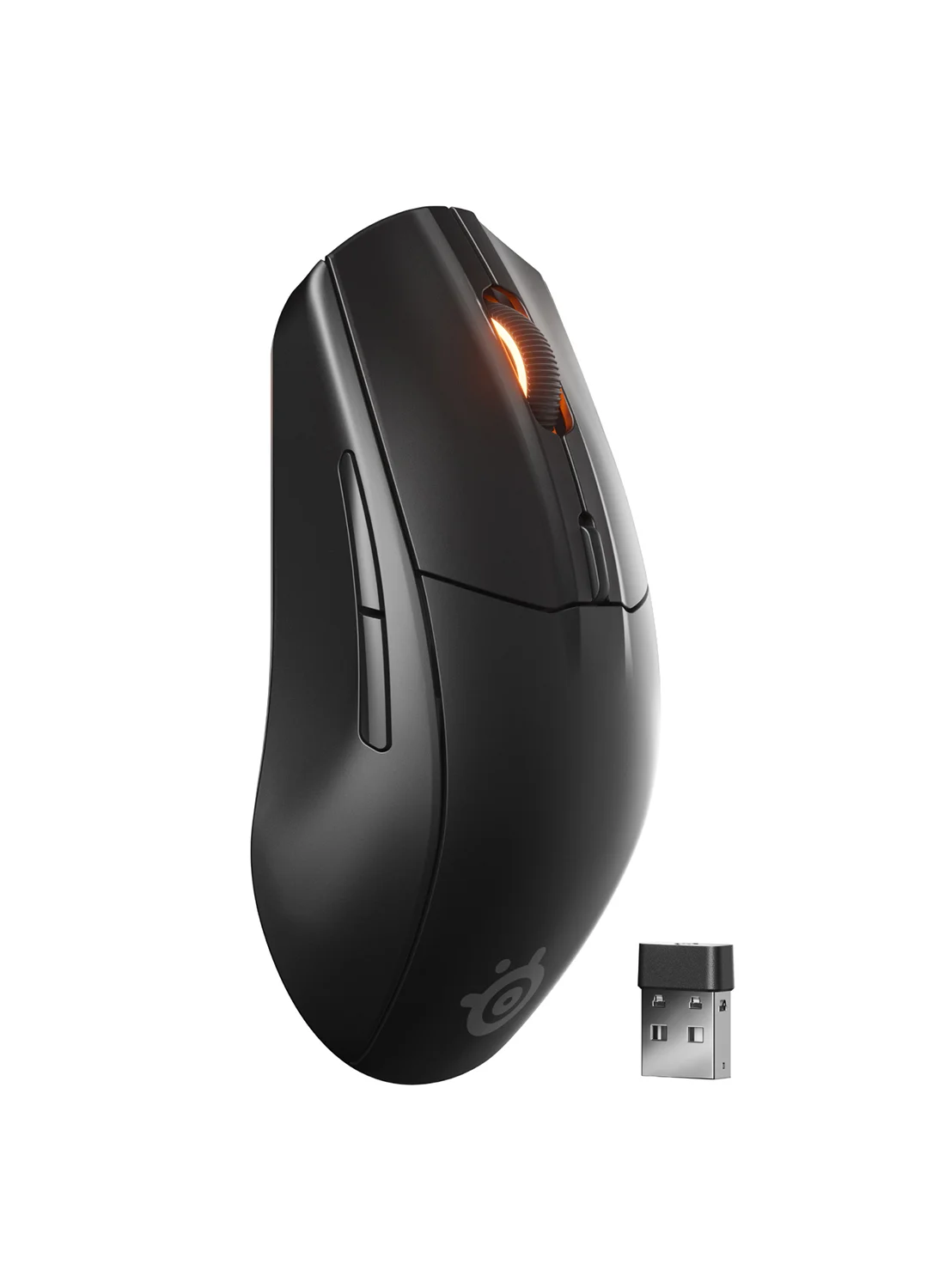 Premium Wireless Gaming Mouse Symmetrical Ergonomic Design with 18K DPI Optical Sensor and Dual Connectivity (Black) 6dv9o