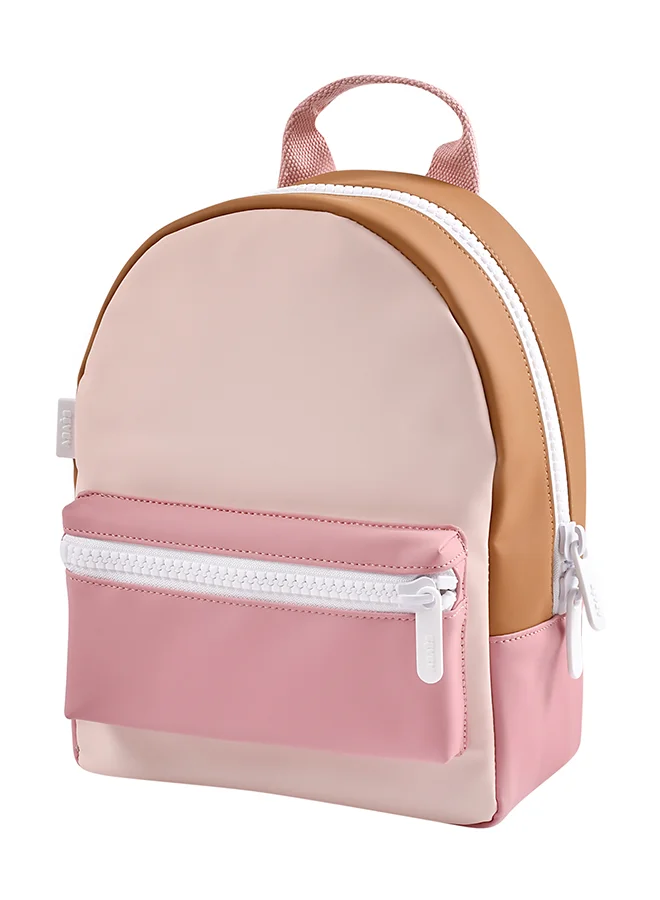 BEABA Faro Multipocket Diaper Backpack with Changing Mat and Insulated Pouch (Dusty Rose, Large) 064zq