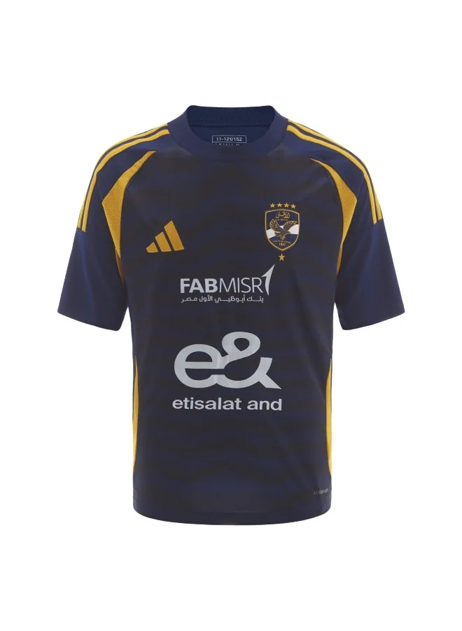Sport Football Away Jersey Youth Premium Breathable Athletic Shirt (Blue, 128 cm) jr6ez
