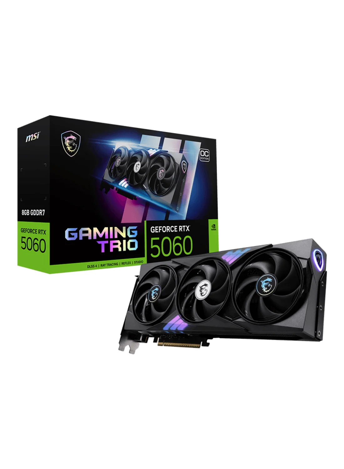 Premium Gaming Graphics Card 8GB GDDR7 Blackwell Architecture High-Performance GPU for Desktop PC (8GB) b9vrk