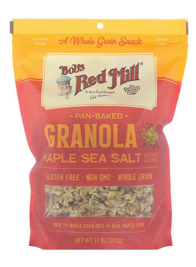 Bob's Red Mill Pan-Baked Granola Maple Sea Salt Premium Breakfast Cereal (312g) uc0yw