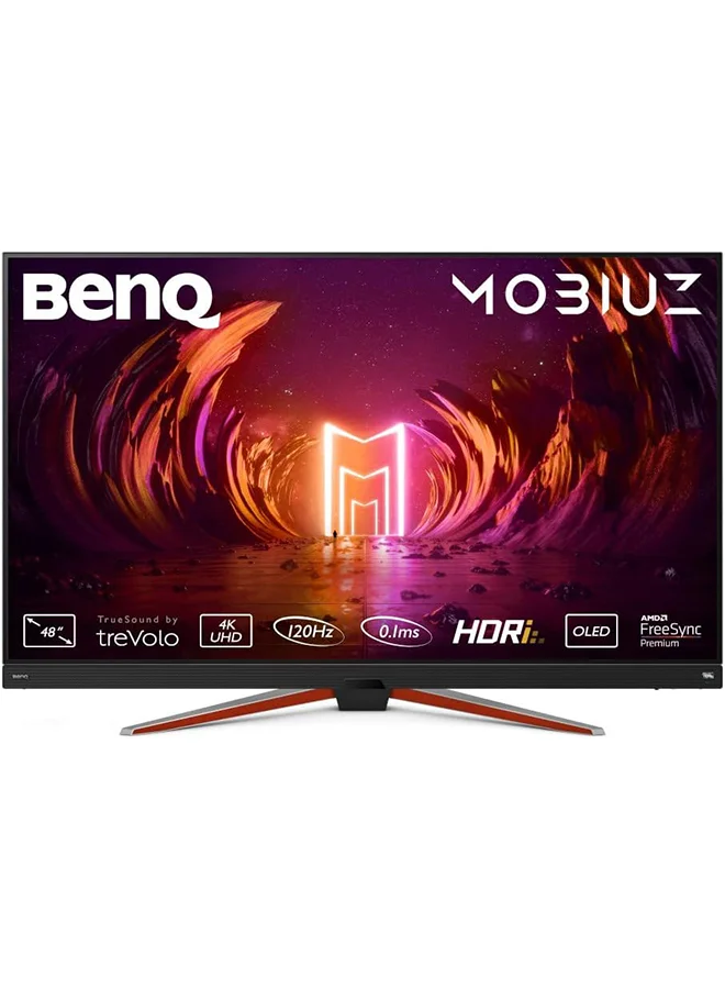 Premium 48-inch OLED UHD 4K Gaming Monitor, 120Hz Refresh Rate, 0.1ms Response Time, HDR Display (Black, 122 cm) zrd1u