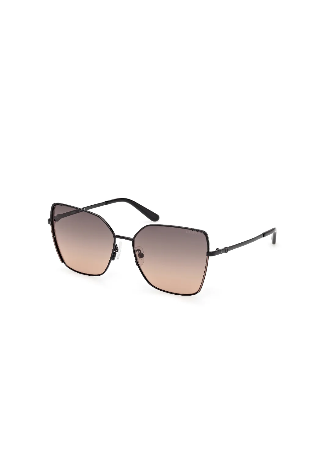 Premium Butterfly Full Rim Sunglasses for Women Elegant Black Metal Frame (One Size) az27w