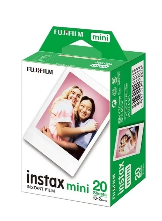 Premium Instant Camera Film Sheets (White, 20 Sheets) 1lac7