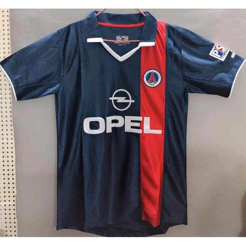 Premium Vintage Football Jersey Retro Soccer Uniform Breathable Athletic Shirt (Adult, Large) 595z3
