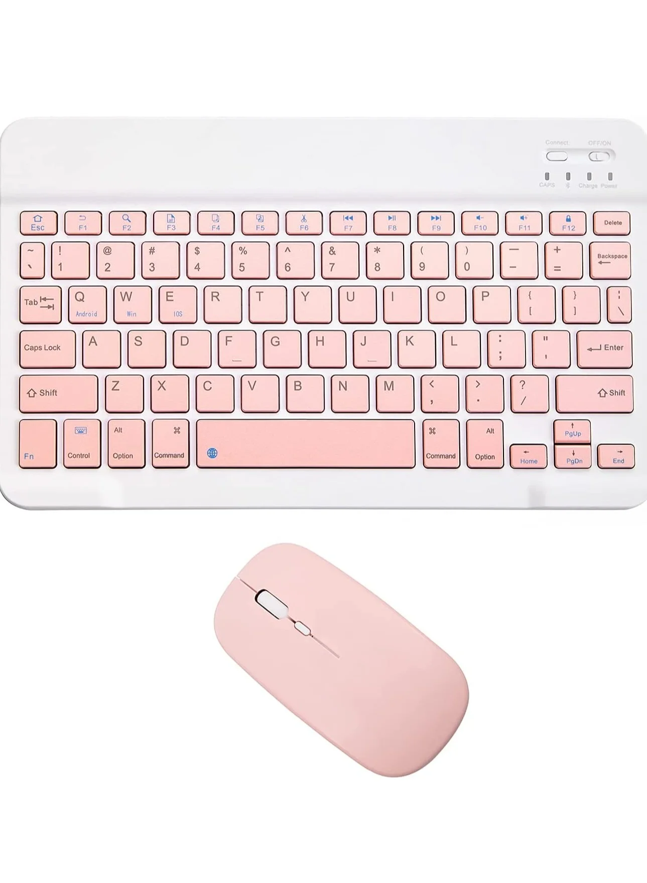 MUDISO Wireless Keyboard and Mouse Combo Set (Ergonomic, Bluetooth Connectivity, Compatible with Android and Windows Devices) 0kfbj