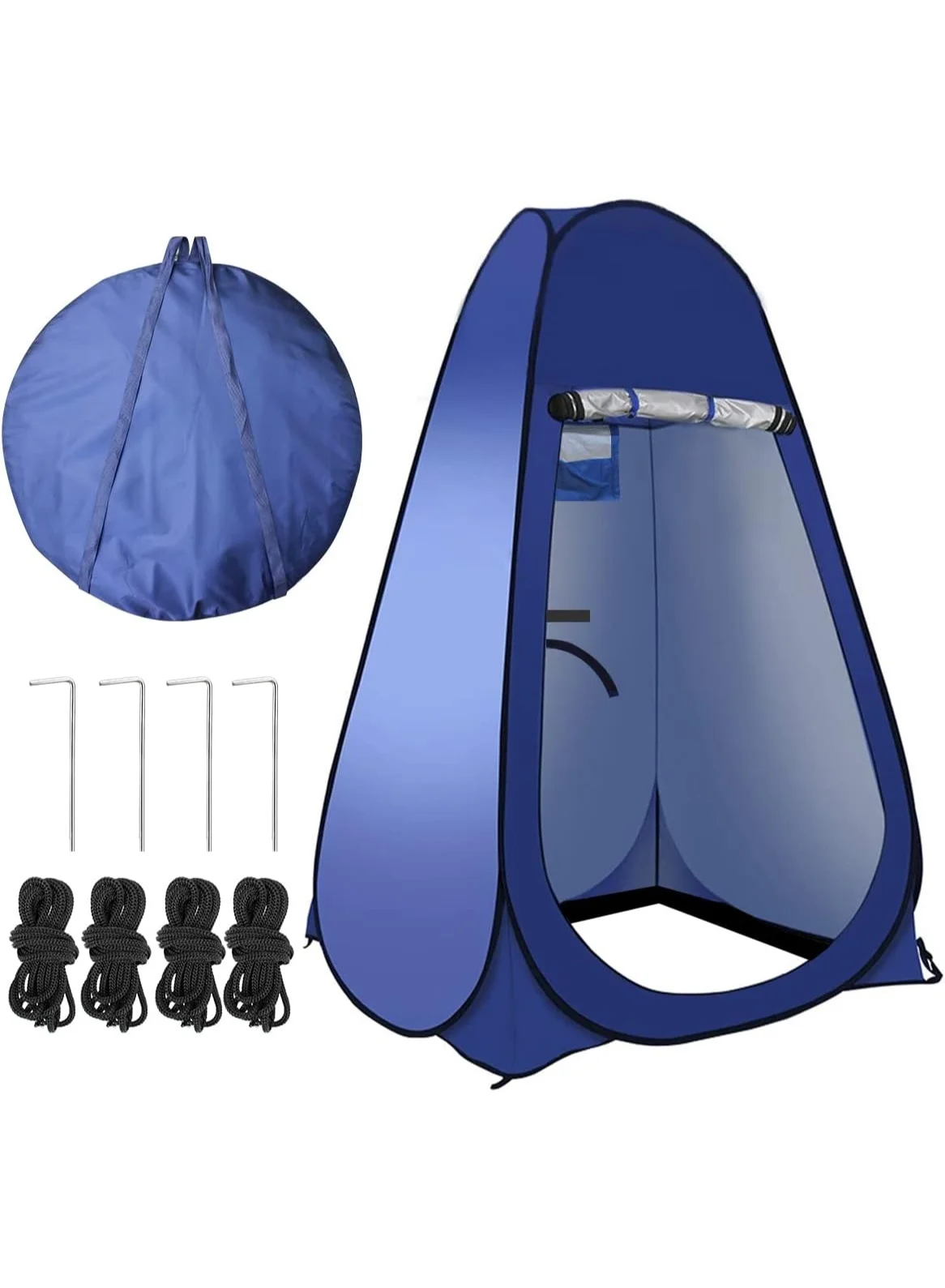 PENG GENERAL Portable Pop Up Privacy Tent Waterproof Outdoor Changing Room (Blue, 120x120x190cm) wsreb
