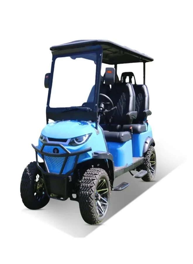 SUNCART 4-Seater Electric Golf Cart with Touch Screen Dashboard and Hydraulic Brakes (4-Passenger) 6l0ij