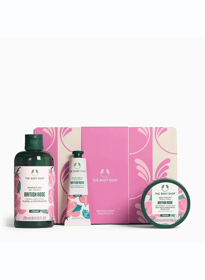 Almond Milk Essentials Skincare Gift Set (Shower Cream 250mL, Body Yogurt 200mL, Hand Balm 30mL) Hydrating Trio for Sensitive Skin ipewa