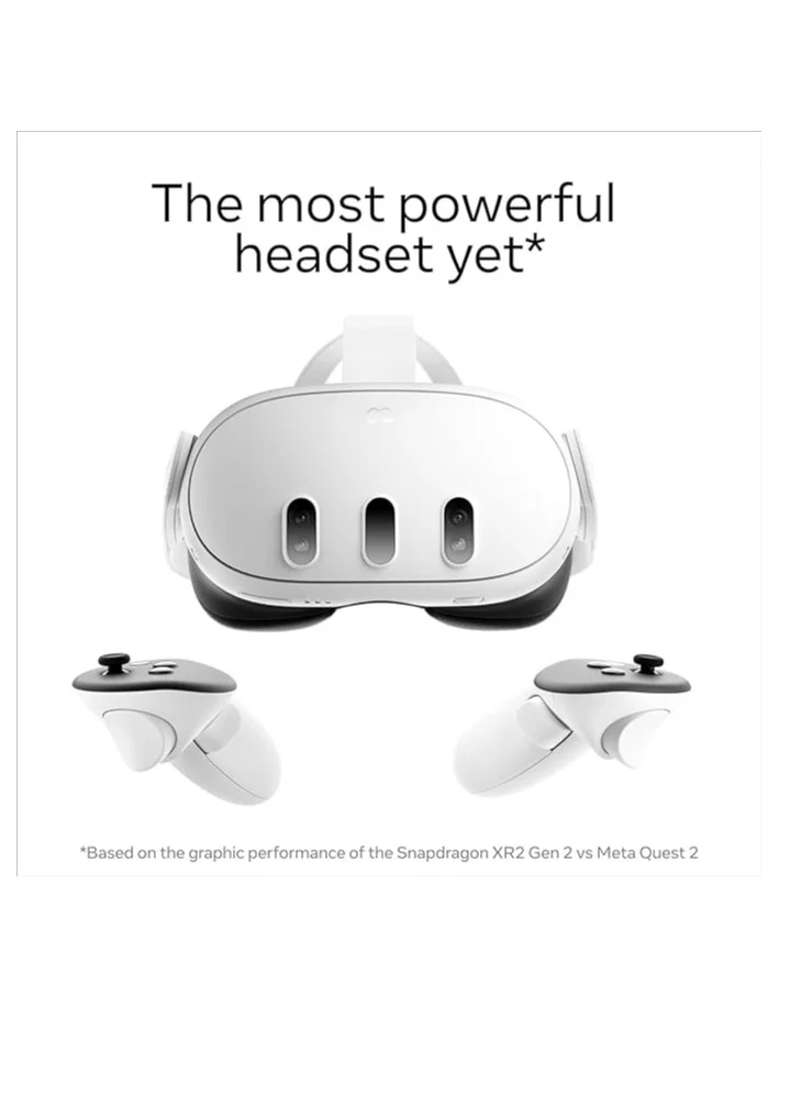 Premium Standalone Virtual Reality Headset Mixed Reality Gaming System (White, 128GB) wv50s
