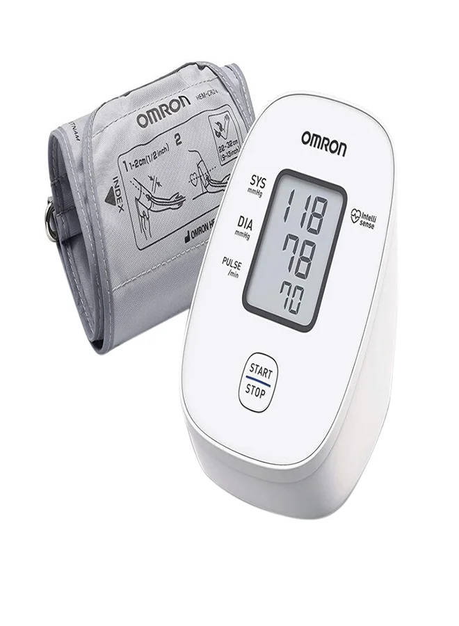 Premium Digital Blood Pressure Monitor Upper Arm Cuff Device (Automatic, Portable, Adult) 96yo3