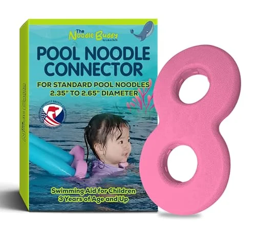 LaLa JoJo Pool Noodle Connector Swim Aid Accessory for Kids and Toddlers (Durable Foam, Fits Standard Noodles) mfkud
