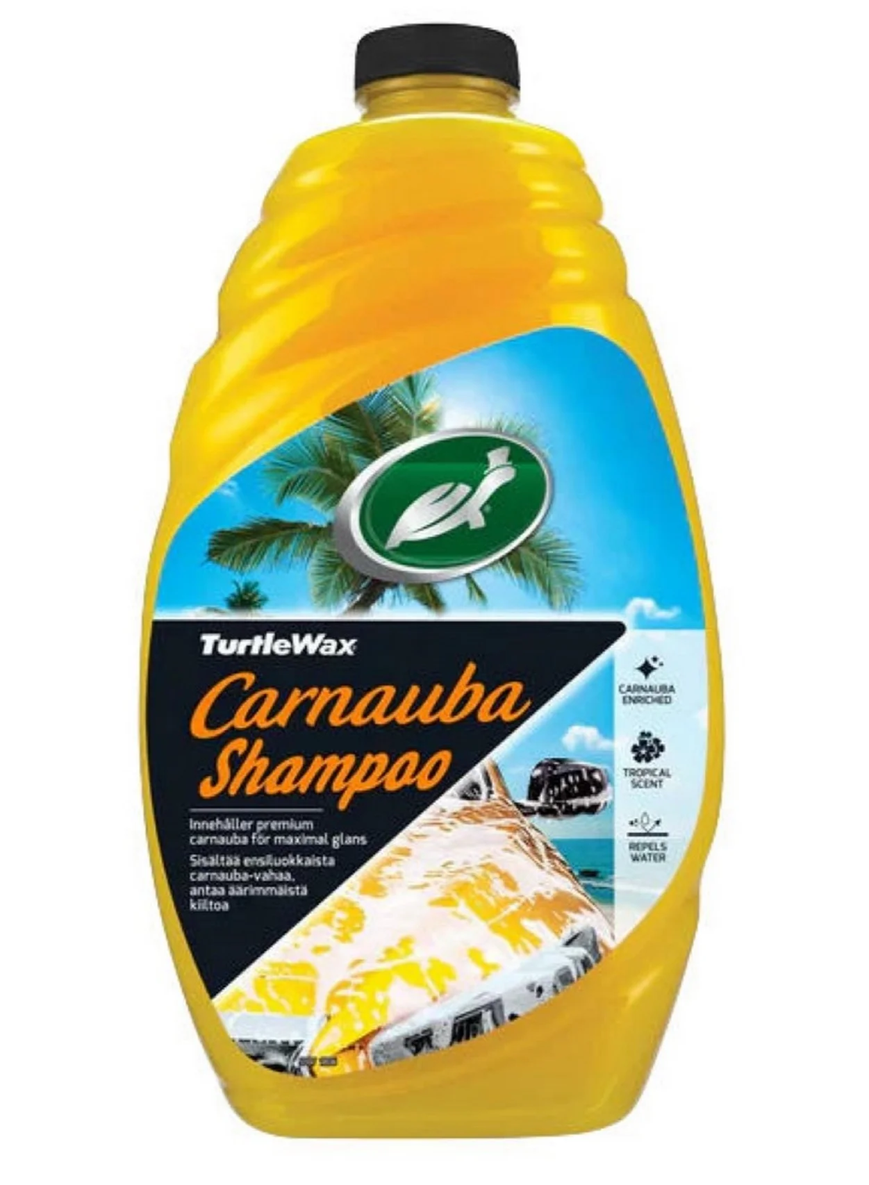 Premium Carnauba Tropical Wash and Wax Shampoo for Automotive Exterior Cleaning (1.42 L) c2wi4