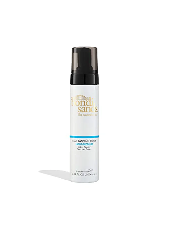 Bondi Sands Self Tanning Foam Lightweight Streak-Free Formula Enriched with Aloe Vera and Coconut (200 mL) ys3gd