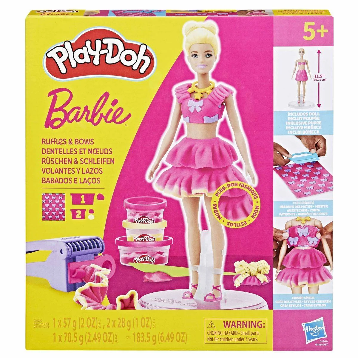 Creative Fashion Doll Ruffles & Bows Activity Set for Kids (29.21 cm, 183.5 g) 5q6oc