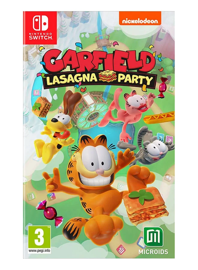 Microids Garfield Lasagna Party Video Game for Console (Standard Edition) hkzds